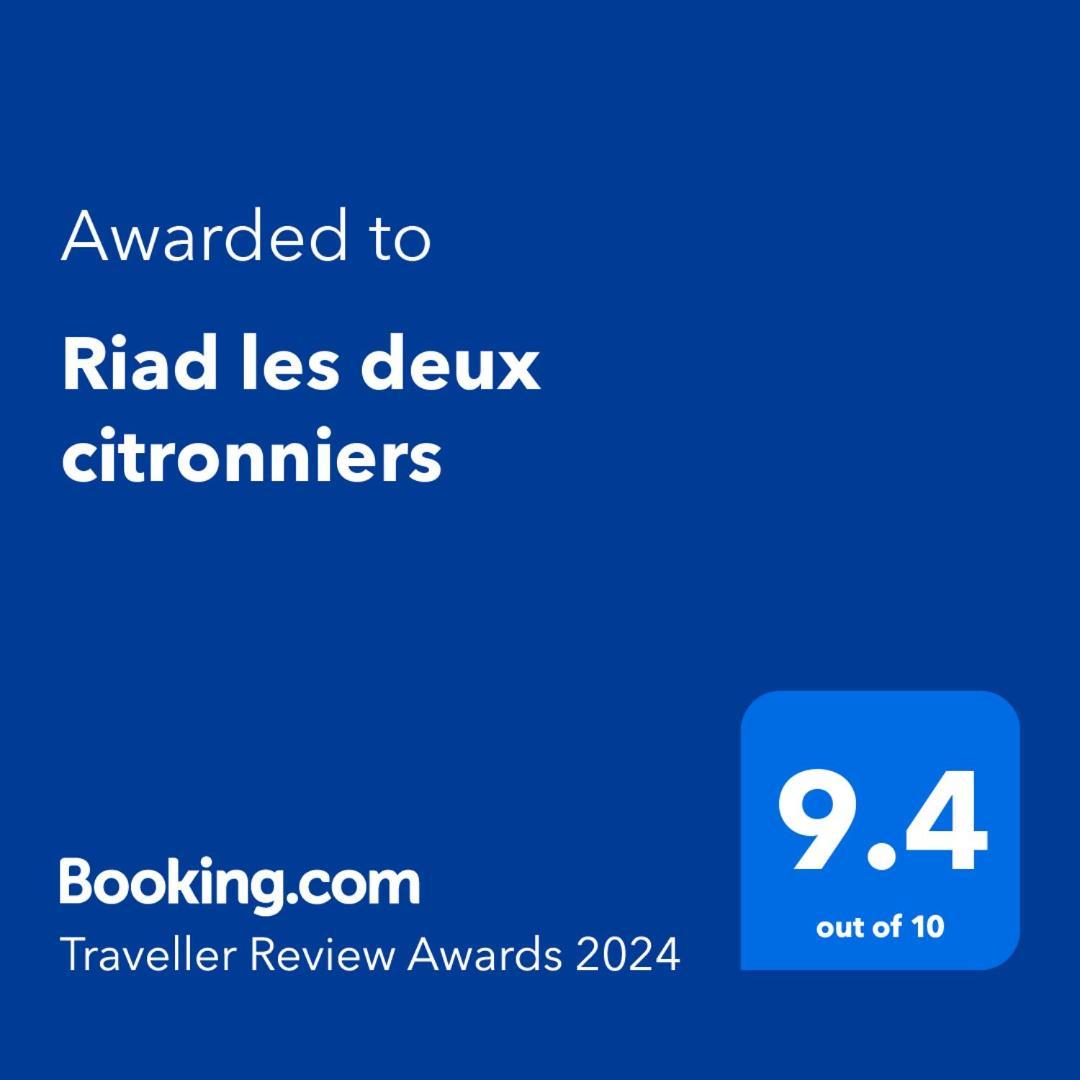 Riad Les Deux Citronniers Marrakesch Exterior foto